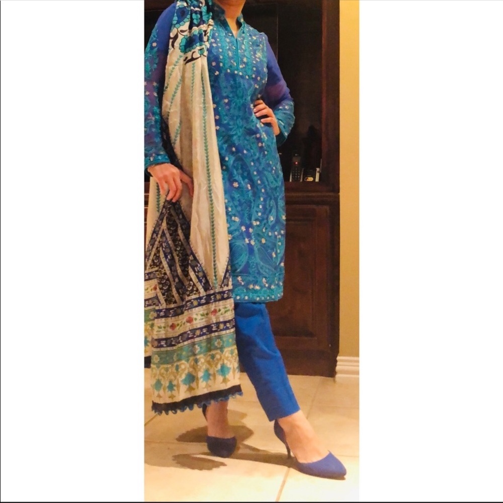 Pakistani Indian outfit. Designer Gul Ahmed